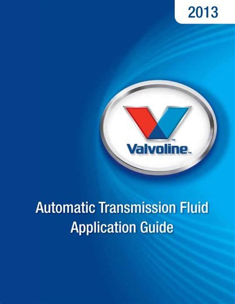 valvoline transmission fluid chart|valvoline transmission fluid application chart.